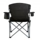 Buy Folding Camping Chair 98x63x99 cm Stainless Steel Outdoor Fishing Chair Load 158kg Portable Lightweight Folding Seat with Cup Holders 3 Storage Bags for Picnics Hiking