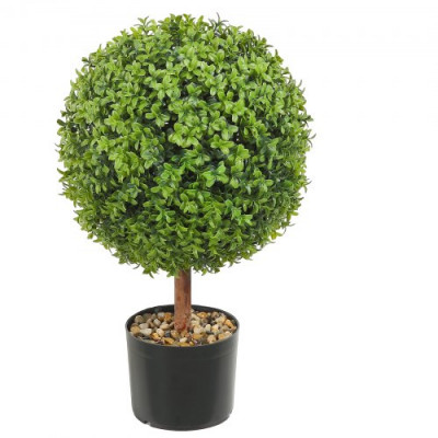 VEVOR Planta artificial de árbol topiario de 2 pies con hojas reemplazables para decoración del hogar