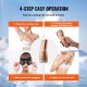 Buy Sapphire Ice Cooling Pulsed Light Epilator 3 in 1 Painless IPL Laser Hair Remover with Automatic/Manual Mode Home Hair Removal 5 Intensity Levels for Body 17J Energy