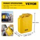 Comprar Jerry Can Bidón de combustible Jerry de 5,3 gal/20 l con pico flexible para automóviles, amarillo