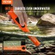 Buy Handheld Metal Detector, Partially Waterproof Metal Pinpointer, 50mm Detection Depth, 3 Modes, with Waterproof Case, 9V Batteries for Adults and Kids