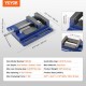 Buy Drill Press with 110mm Jaw Opening, Cast Iron Drilling Vise, 205x168x50mm, Clamping Force, 7kN Bench Vise for Milling Machine, Woodworking