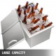 Comprar Hielera de Acero Inoxidable, 45 QT, Cubitera para Hielo de Acero Inoxidable con Doble Pared, 18"x12"x14,5", Cubo de Hielo Aislado con Tapa, Uso para Bar en el Hogar, Cerveza Fría, Champán y Vino