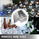 Comprar Hielera de Acero Inoxidable, 45 QT, Cubitera para Hielo de Acero Inoxidable con Doble Pared, 18"x12"x14,5", Cubo de Hielo Aislado con Tapa, Uso para Bar en el Hogar, Cerveza Fría, Champán y Vino