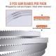 Buy Band Saw Blades 1650x16x0.56mm Carbon Steel Bone Saw Blades 5Pcs Sharp Teeth Replacement Accessory for Butcher Saw for Cutting Frozen Meat