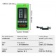 Buy Laser Receiver for Laser Level 60m Range Green Laser Detector Red Beam for Pulsed Line Lasers Adjustable Sound Signal Dual LCD Display Built-in Bubble Level with Clamp