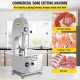 Buy Bone Saw for Cutting Frozen Meat, 1,500 W Electric Professional Band Saw for Meat, 490 x 440 mm Bone Saw, Meat and Bone Saw, for Butcher Shops, Hotels