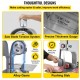 Buy Bone Saw for Cutting Frozen Meat, 1,500 W Electric Professional Band Saw for Meat, 490 x 440 mm Bone Saw, Meat and Bone Saw, for Butcher Shops, Hotels