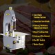 Buy Bone Saw for Cutting Frozen Meat, 1,500 W Electric Professional Band Saw for Meat, 490 x 440 mm Bone Saw, Meat and Bone Saw, for Butcher Shops, Hotels