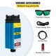 Koop 15000 mW laserkopmodulekit, blauwe lasermodulekit Golflengte 450 nm (blauw), Neje Laser 12V / 1A DC, CNC aluminium laserkopondersteuning PWM / TTL met complete accessoires