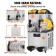 Buy x 12L/3.2 Gal 2 Bowls Commercial Slush Machine Frozen Drink Slush Maker Stainless Steel & PC Control Panel for Restaurants Cafes Bars