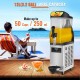 Koop 12L/3.2 Gal Commerciële Slush Machine Eén Kom Roestvrij Staal en PC Bevroren Drank Slush Maker Machine met Bedieningspaneel 500W voor Restaurants, Cafés Bars