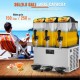 Buy Commercial Slush Machine, 36L/9.6 Gallon Triple Bowl, 150 Cup Margarita Machine, 860W Stainless Steel Margarita Maker, Slush Machine for Party, Coffee Shop