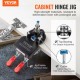 Buy Concealed Hinge Jig Precise 35mm Hinge Installation Tool Aluminum Alloy Steel with 2 Clamps for Mounting Furniture Cabinet Door Hinges