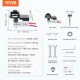 Buy Concealed Hinge Jig Precise 35mm Hinge Installation Tool Aluminum Alloy Steel with 2 Clamps for Mounting Furniture Cabinet Door Hinges