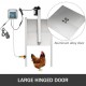 Buy Chicken Coop Door Opener Kit 32 x 30cm Automatic Chicken Coop Door with Sensor Chicken Coop Door Opener Timer