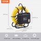 Buy Inspection Camera Drain Endoscope Camera 9" Screen with IP68 Waterproof 4500mAh Battery 12 Adjustable LEDs 120m Cable Card