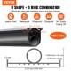 Buy Garage Door Seal 4.8m Rubber Sealing Gasket Width 10cm T-end to Prevent Penetration of Wind, Rain, Foil, Sectional and Tilt Door, Factory Warehouse