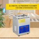 Kaufen Sie Ultraschallreiniger 2L, 60W Professioneller Ultraschallreiniger aus Edelstahl, leistungsstarke Ultraschallreinigungsmaschine 40 kHz Frequenz mit LED-Anzeige für Schmuck, Uhr, Brille