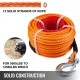 Comprar Cable de cabrestante sintético de 3/8 pulgadas, 100 pies, 18740 lb de remolque