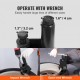 Buy Manual Tire Changer 96.5-106.7mm Steel Hand Tool for Portable Tire Removal for Easily Removing Tires from Rims without Damaging Car Tractors Workshop