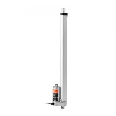 VEVOR Actuador lineal de 12 V, actuador de movimiento lineal de 450 mm 330 lb/1500 N 5 mm/s con soporte de montaje y protección IP54 para muebles, sistemas de automatización, equipos mecánicos