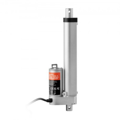 VEVOR Actuador lineal de 12 V, actuador de movimiento lineal de 150 mm 330 lb/1500 N 5 mm/s con soporte de montaje y protección IP54 para muebles, sistemas de automatización, equipos mecánicos