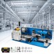 Buy Mini Metal Lathe 17.78 x 35.56 cm Small Metal Lathe 50-2500PRM for Drilling 40 kg Micro Metal Milling Machine 550W Lathe Machine 12-52 TPI Mini Metal Lathe Variable Speed