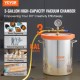 Buy Vacuum Chamber 3 Gal 11.4 L Vacuum Pump Tempered Glass Lid 304 Stainless Steel Degassing Chamber Vacuum Container for Wood Stabilization Silicone Resin