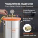 Buy Vacuum Chamber 3 Gal 11.4 L Vacuum Pump Tempered Glass Lid 304 Stainless Steel Degassing Chamber Vacuum Container for Wood Stabilization Silicone Resin