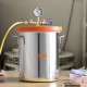 Buy Vacuum Chamber 3 Gal 11.4 L Vacuum Pump Tempered Glass Lid 304 Stainless Steel Degassing Chamber Vacuum Container for Wood Stabilization Silicone Resin