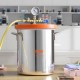 Buy Vacuum Chamber 5 Gal 19 L Vacuum Pump Tempered Glass Lid 304 Stainless Steel Degassing Chamber Vacuum Container for Wood Stabilization Silicone Resin