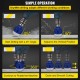 Buy Tile Drill Bit Set 4 pcs Diameter 35/40/50/68 mm Diamond Drill Bits Length 60 mm Segment Height 15 mm Drill Bit Set for Drilling Ceramic, Marble, Masonry, Granite