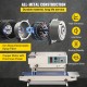 Koop Continue bandsealer 6-15 mm sealbreedte Continue sealmachine 0-24 m/min Sutomatic bandsealer 21 kg voor veel filmmaterialen, zoals PP, PE, PV, OPP, PS