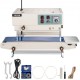 Buy Continuous Band Sealer 6-15mm Seal Width Continuous Sealing Machine 0-24m/min Automatic Band Sealer 21kg for Many Film Materials, such as PP, PE, PV, OPP, PS