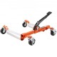 Buy Vehicle Handling Truck Moves 355.6mm Tires 680kg Load Ratchet Foot with 4 Locking Wheels Hydraulic Jack for Vehicle Positioning Car Repair