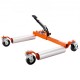 Buy Vehicle Handling Truck Moves 355.6mm Tires 680kg Load Ratchet Foot with 4 Locking Wheels Hydraulic Jack for Vehicle Positioning Car Repair