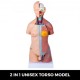 Koop Torso Anatomie Model, 45cm Menselijk Torso Skelet Anatomisch Model 23 Stuks Educatief Leermiddel