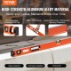 Buy Magnetic Spirit Level 1222/610/411/249mm Magnetic Torpedo Level Leveling Tool 45° Horizontal Vertical Aluminum Alloy Sight for Measuring Decoration Construction Industry