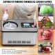 Buy Automatic Ice Cream Maker 2L Professional Ice Cream Maker 180W Electric Ice Cream Maker LCD Display Quick Preparation without Pre-Freezing for Making Frozen Yogurt Sorbets