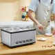 Kaufen Sie Automatische Eismaschine 2L, professionelle Eismaschine 180W, elektrische Eismaschine, LCD-Display, schnelle Zubereitung ohne Vorgefrieren, für die Herstellung von Frozen-Yogurt-Sorbets