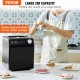 Buy Automatic Ice Cream Maker 2L Professional Electric Ice Cream Maker 180W Ice Cream Maker LCD Display Quick Preparation without Pre-Freezing for Making Frozen Yogurt Sorbet, Black