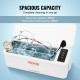 Buy Ultrasonic Cleaner 470mL Household Ultrasonic Cleaning Device with Stainless Steel Ultrasonic Tray Basket for Deep Cleaning Jewelry Glasses Watches Dentures