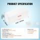 Buy Ultrasonic Cleaner 470mL Household Ultrasonic Cleaning Device with Stainless Steel Ultrasonic Tray Basket for Deep Cleaning Jewelry Glasses Watches Dentures