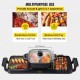 Buy 2 in 1 Electric Hot Pot Grill 2.8L Double Pot Electric BBQ Grill 800W (Hot Pot) +1600W (Grill) Electric Grill for Cooking Steaks, Vegetables 180-240℃