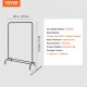 Buy Bar Clothes Rack, 1010mm Long, 1510mm High Carbon Steel Clothes Rack with Shoe Rack at the Bottom, Standing Clothes Rack for Storing Clothes and Shoes in the Bedroom, Black