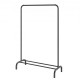 Buy Bar Clothes Rack, 1010mm Long, 1510mm High Carbon Steel Clothes Rack with Shoe Rack at the Bottom, Standing Clothes Rack for Storing Clothes and Shoes in the Bedroom, Black