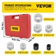 Buy Exhaust Pipe Tool, 8 Pcs Exhaust Pipe Spreader Tool Set, 1-5/8" to 4-1/4", Exhaust Pipe Expander, 39 x 29 x 9cm