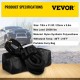 Buy Tow Rope 22mm x 9.6m 13290kg Capacity Recovery Rope Double Braided Nylon with Buckles Protective Sheaths Carrying Bag for Truck Off-Road Vehicle UTV, Black