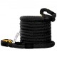 Buy Tow Rope 22mm x 9.6m 13290kg Capacity Recovery Rope Double Braided Nylon with Buckles Protective Sheaths Carrying Bag for Truck Off-Road Vehicle UTV, Black